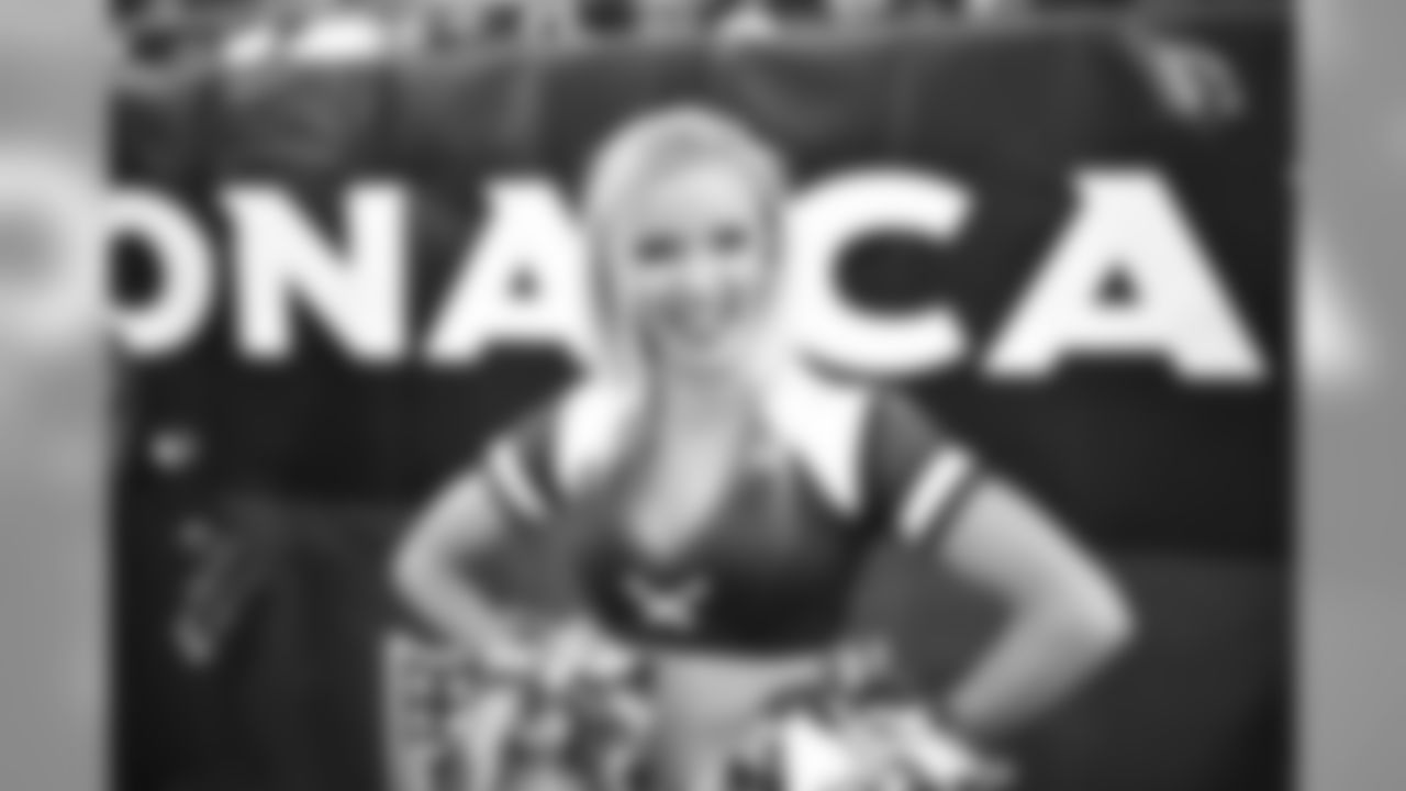 Images of Cardinals cheerleader Brenan during the 2019 season