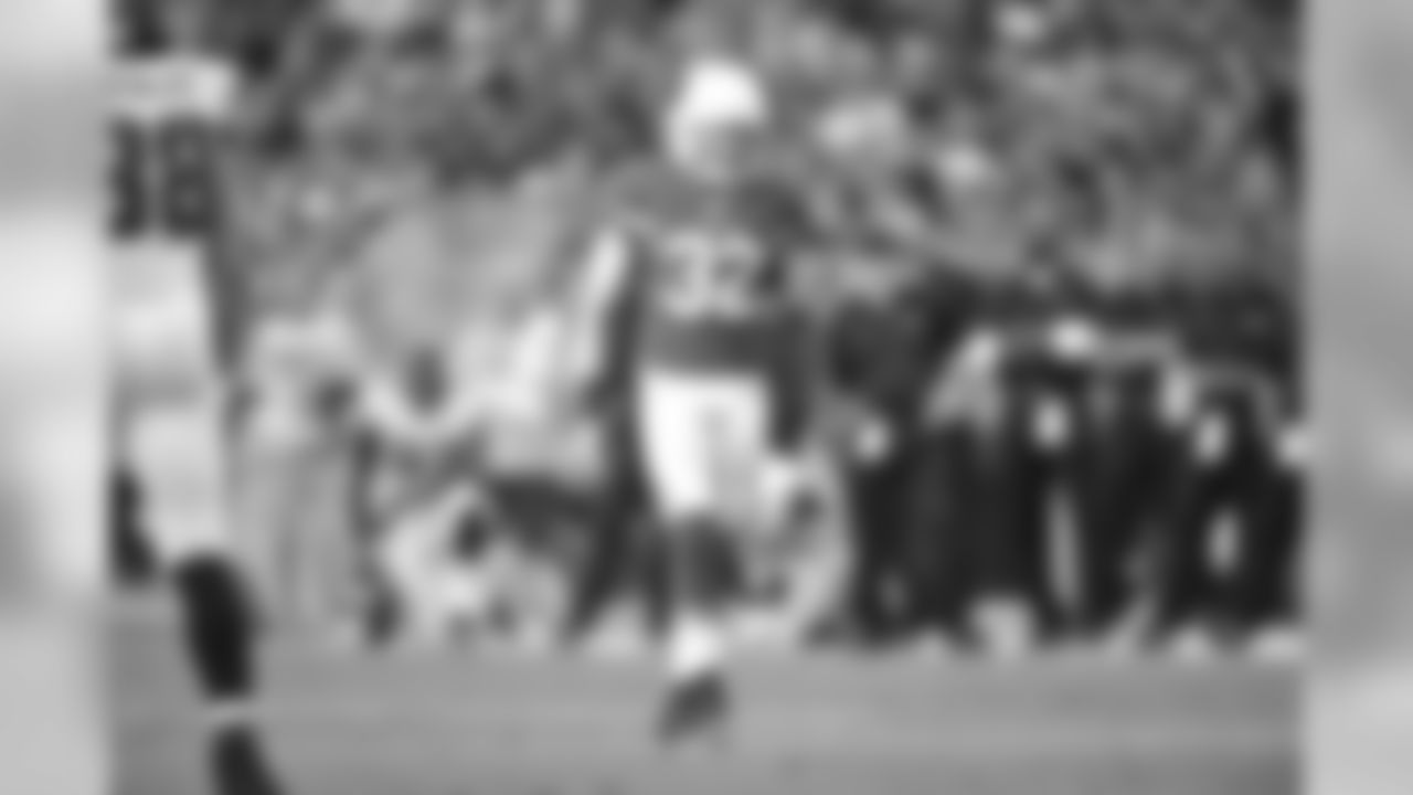 Mathieu prepares for a play against Atlanta