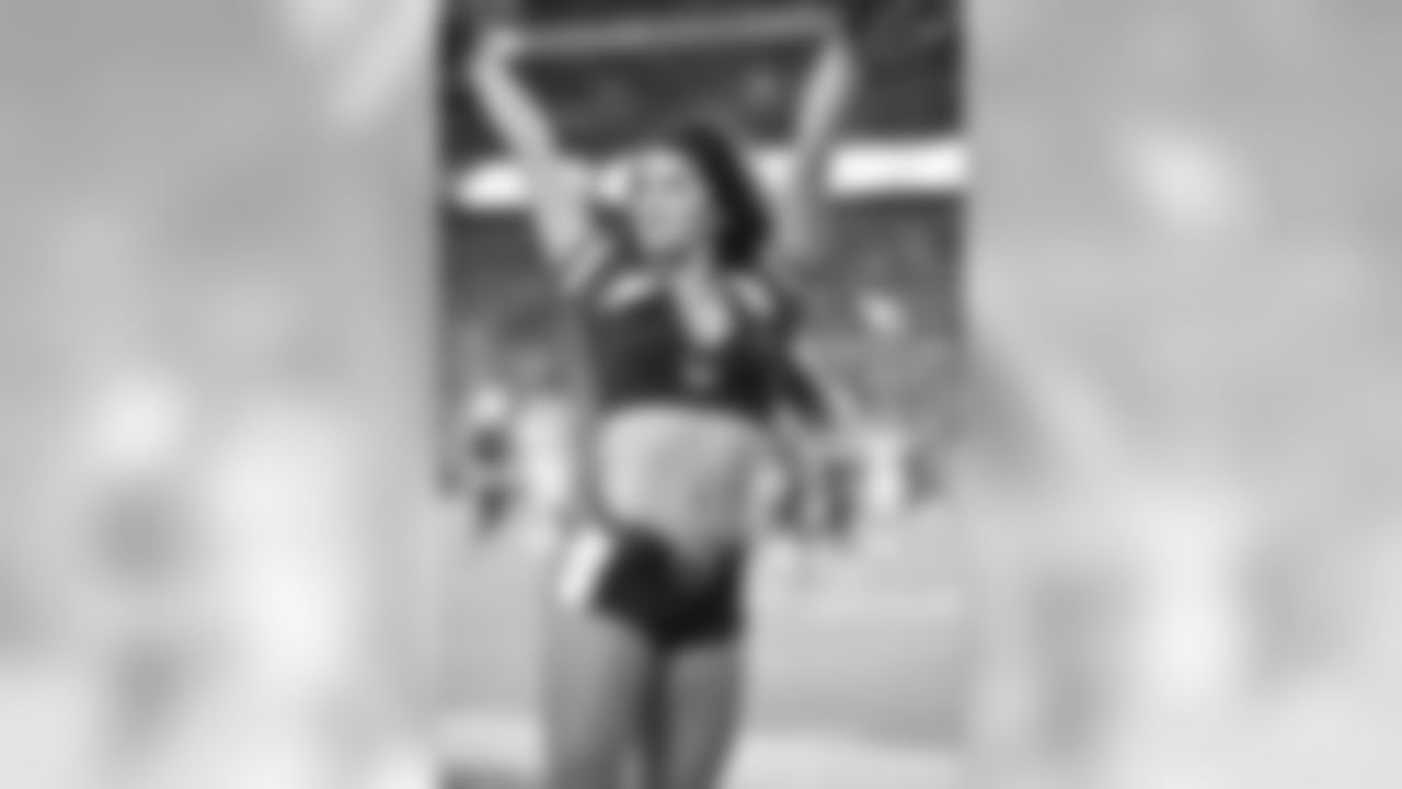 Images of Cardinals cheerleader Nikki S. during the 2018 season