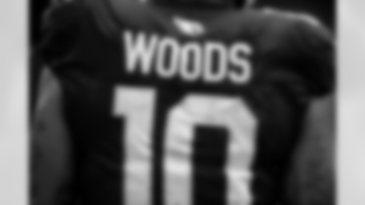 Arizona Cardinals linebacker Josh Woods (10) during the Week 1 regular season game between the Arizona Cardinals and the Washington Commanders on Sunday, Sep 10, 2023 in Landover, MD.