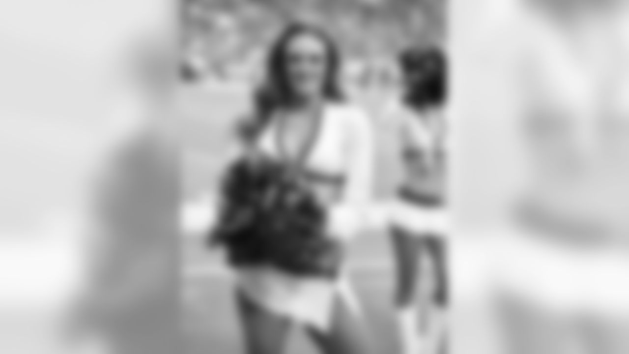 Images of Cardinals cheerleader Melanie from the 2018 season