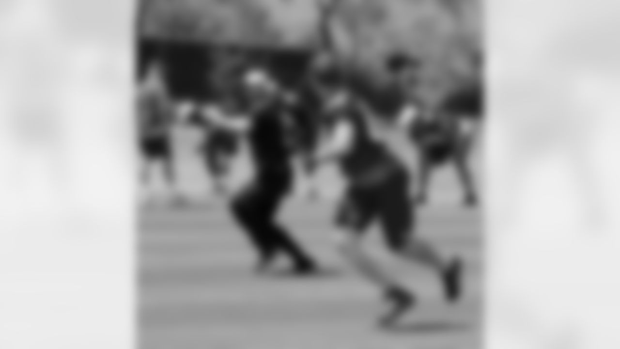 QB Carson Palmer throws to TE John Carlson