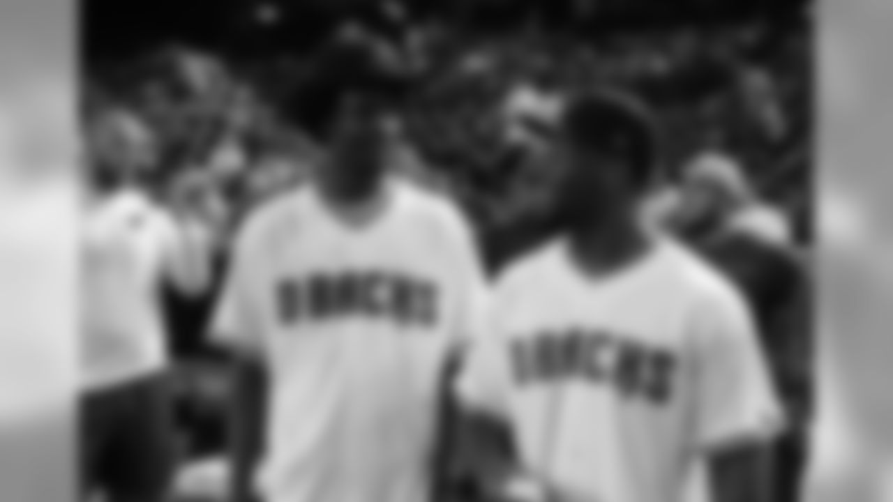Haason Reddick (right) and Suns first-round pick Josh Jackson