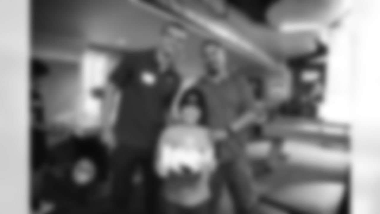 Arizona Cardinals punter Nolan Cooney (16) visits Phoenix Children's Hospital on Tuesday, May 23, 2023 in Phoenix, AZ.
