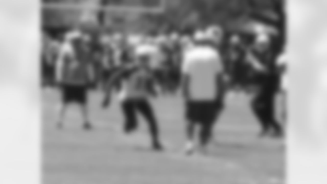 WR Larry Fitzgerald goes out for a pass