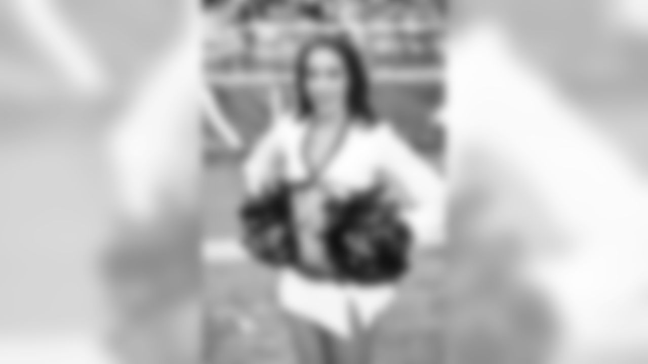 Images of Cardinals cheerleader Darian from the 2018 season