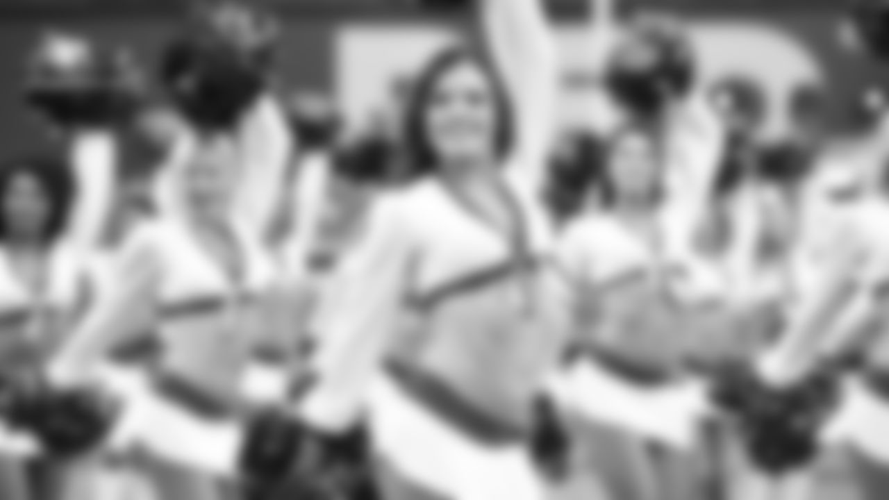 Images of Cardinals cheerleader Brittni during the 2018 season