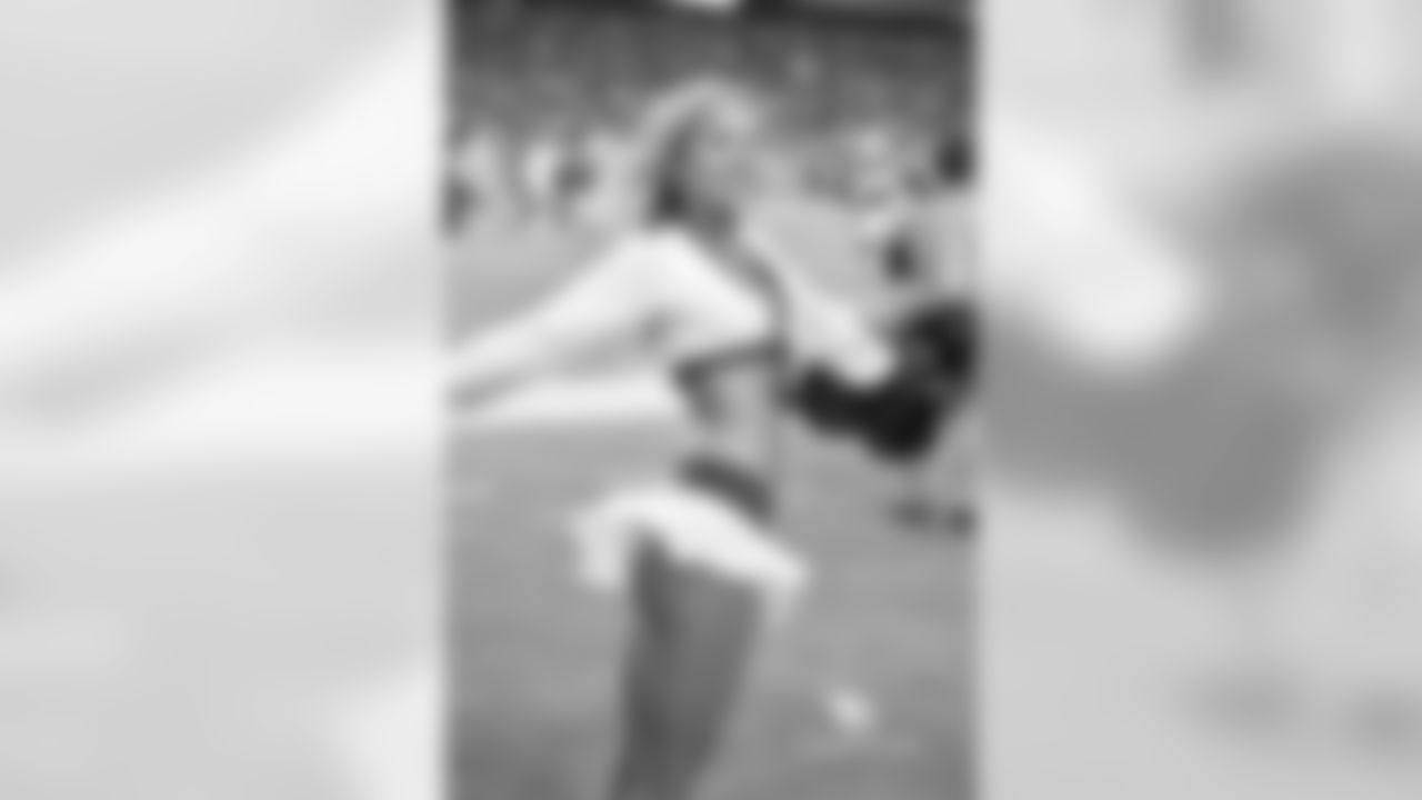Images of Cardinals cheerleader Darby during the 2018 season