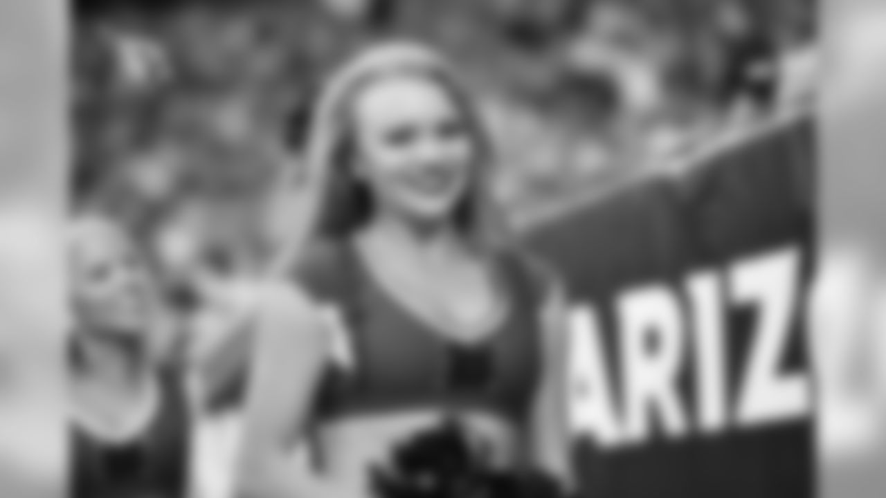 Images of Cardinals cheerleader Danielle from the 2019 season