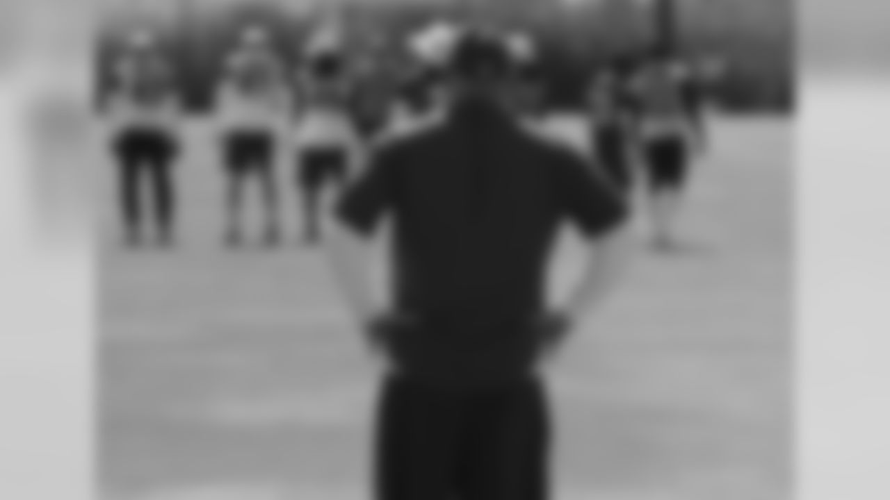 Coach Bruce Arians looks on