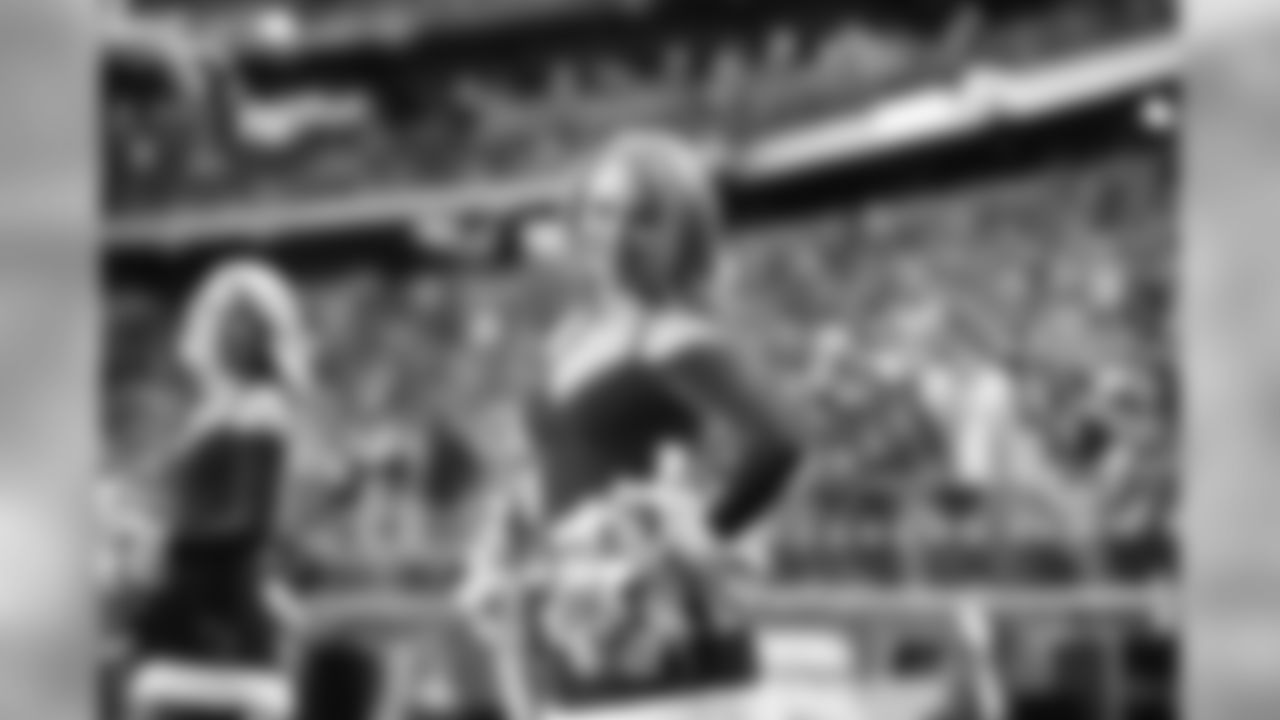 Images of Cardinals cheerleader Danielle from the 2019 season