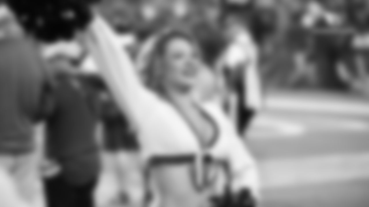 Images of Cardinals cheerleader Alexis from the 2018 season