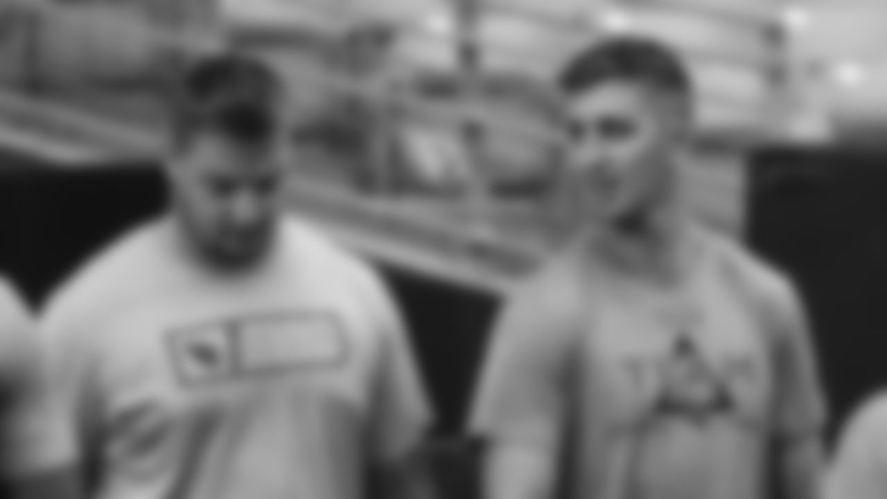 Rookies Mason Cole and Josh Rosen