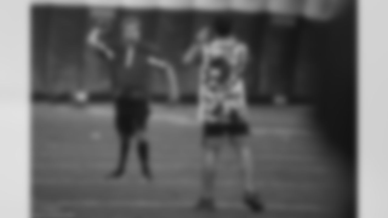 The Arizona Cardinals teamed up Mikey's League to host an Adaptive Football Camp on Saturday, June 18, 2022 in the Cardinals practice bubble in Tempe, AZ.