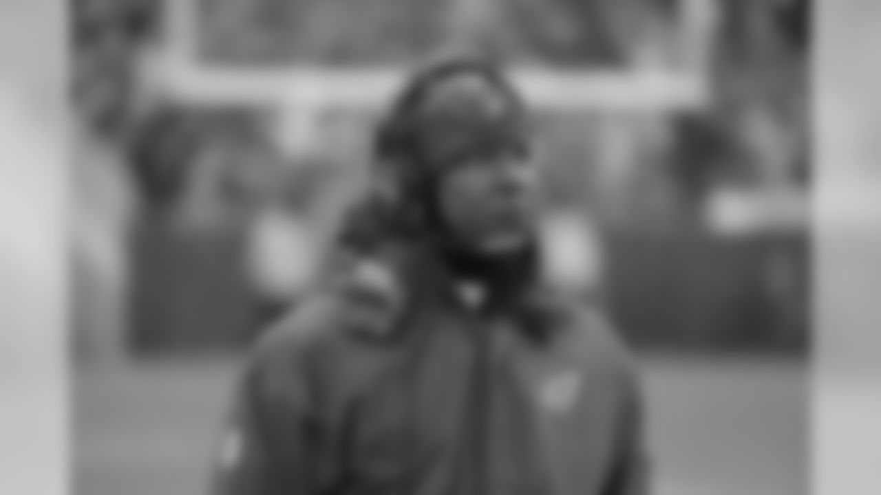 Head coach Steve Wilks at Lambeau Field
