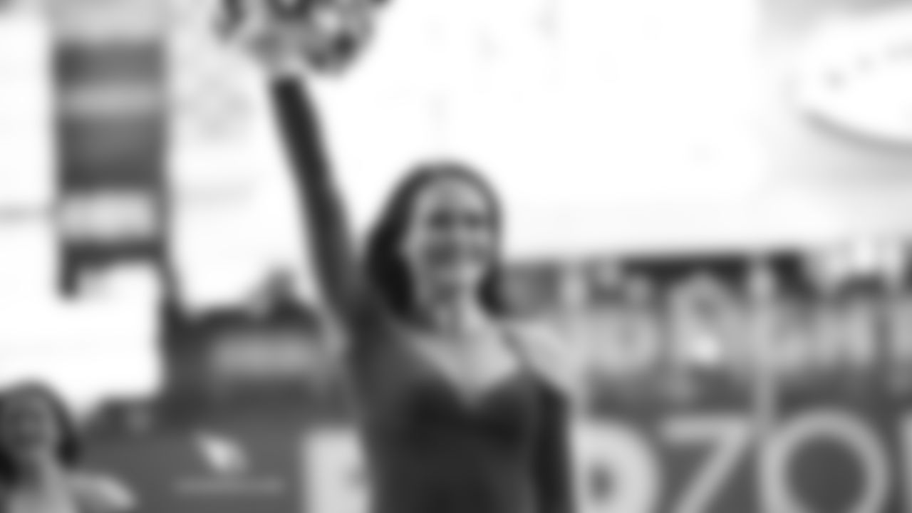 Images of Cardinals cheerleader Shae from the 2018 season