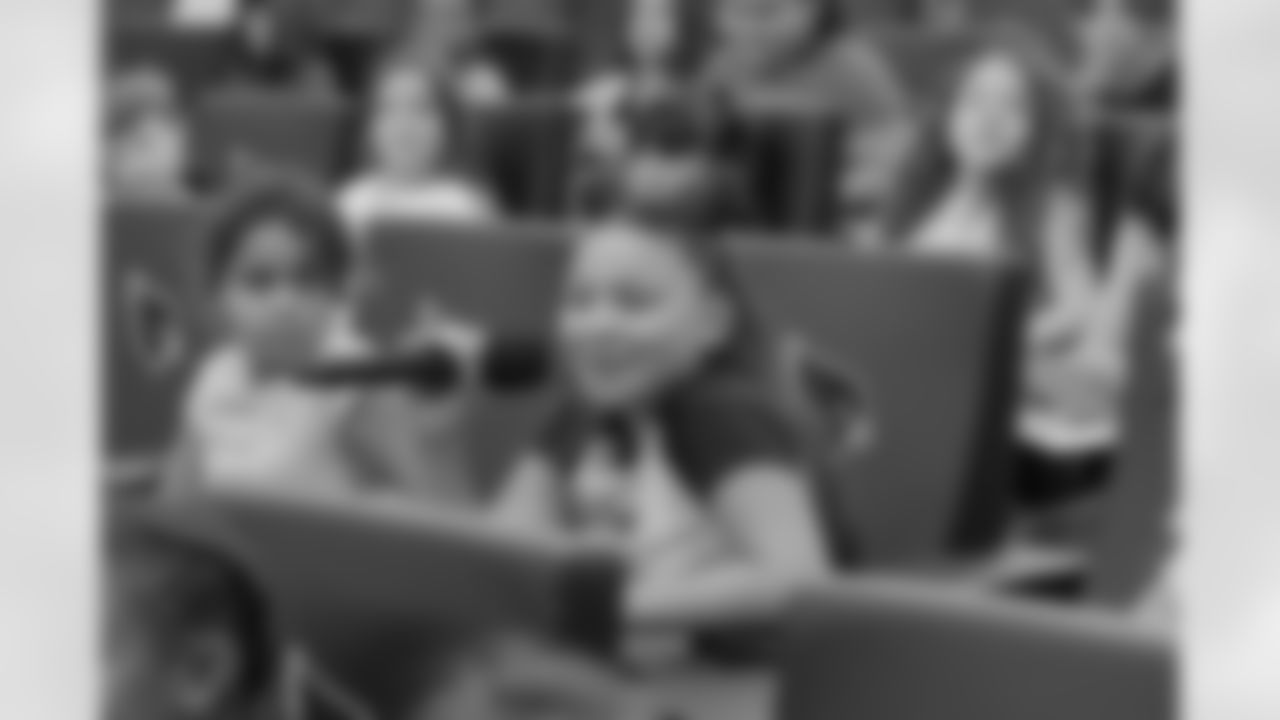 The Arizona Cardinals hosted 100 students from ICAN for a Cardinals Career Day that included a front office panel at the Dignity Health Arizona Cardinals Training Center and STEAM educational labs at Main Event with Cardinals Cheerleaders and Big Red.