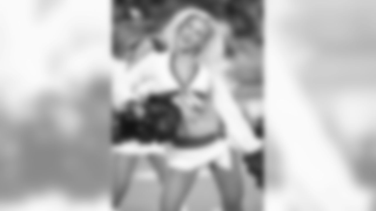 Images of Cardinals cheerleader Coley from the 2018 season