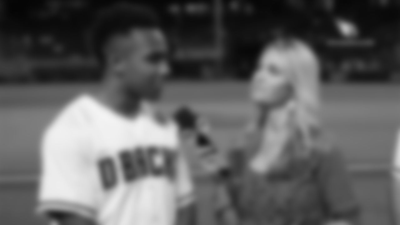 WR Christian Kirk gets interviewed