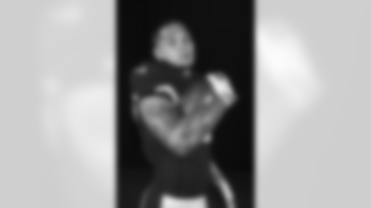 Arizona Cardinals running back James Conner (6) poses for a photo during Cardinals Media Day on Monday, June 13, 2022 in Tempe, AZ.