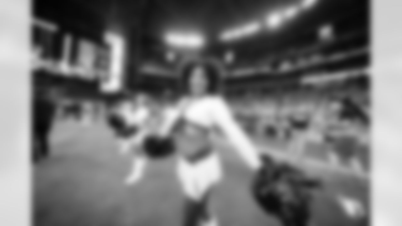 The Arizona Cardinals Cheerleaders during the week 2 preseason game against the Kansas City Chiefs on August 19, 2023.
