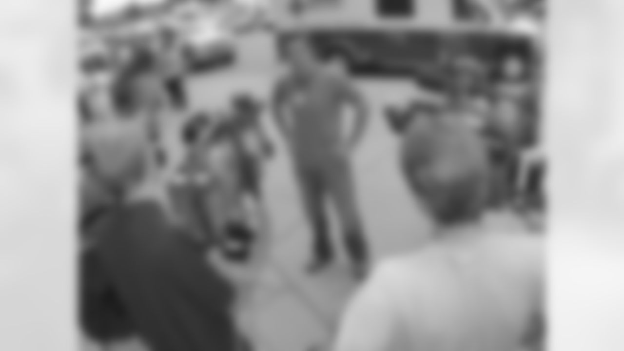 Kurt getting his message out to help flood victims in Cedar Rapids, Iowa