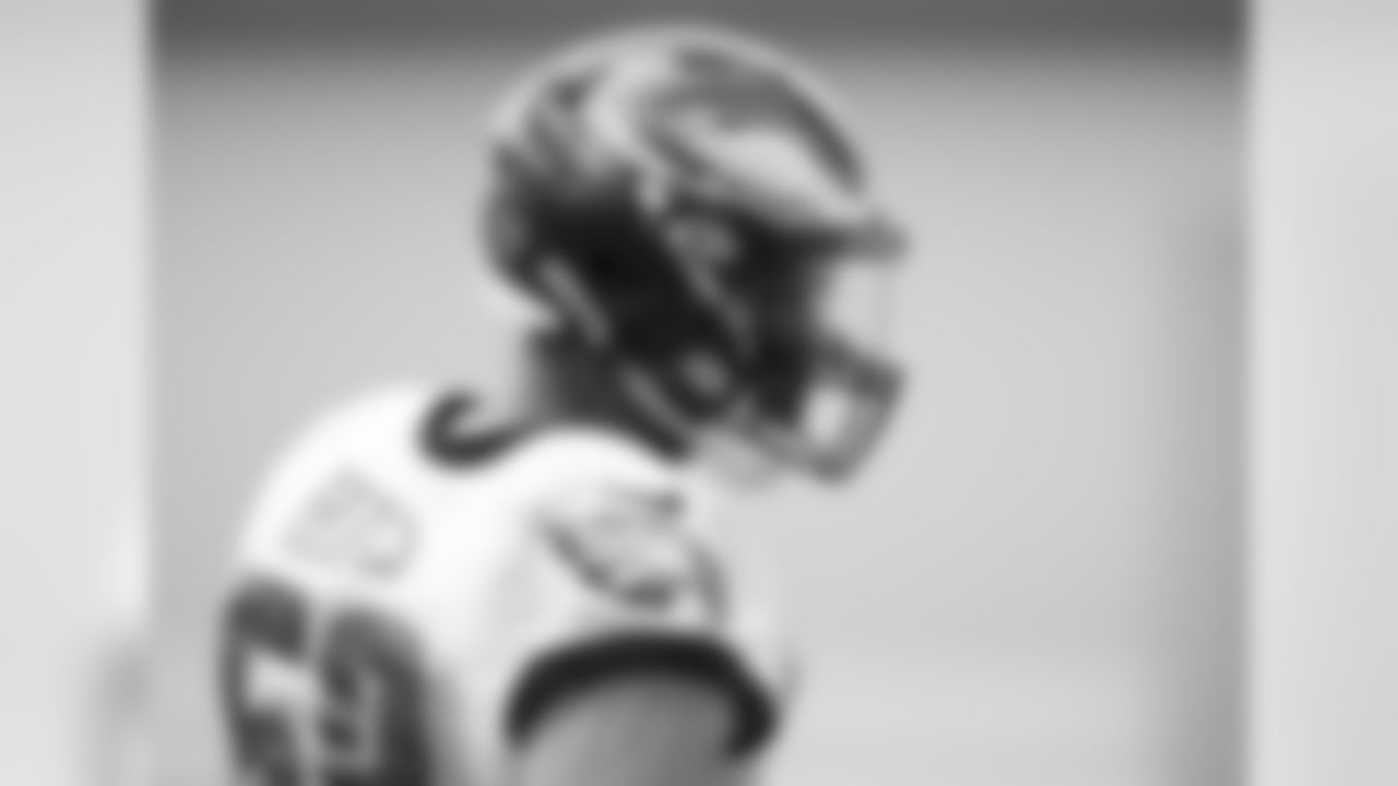 Philadelphia Eagles linebacker Jordan Hicks looks on during practice at NFL football training camp, Thursday, July 28, 2016, in Philadelphia.