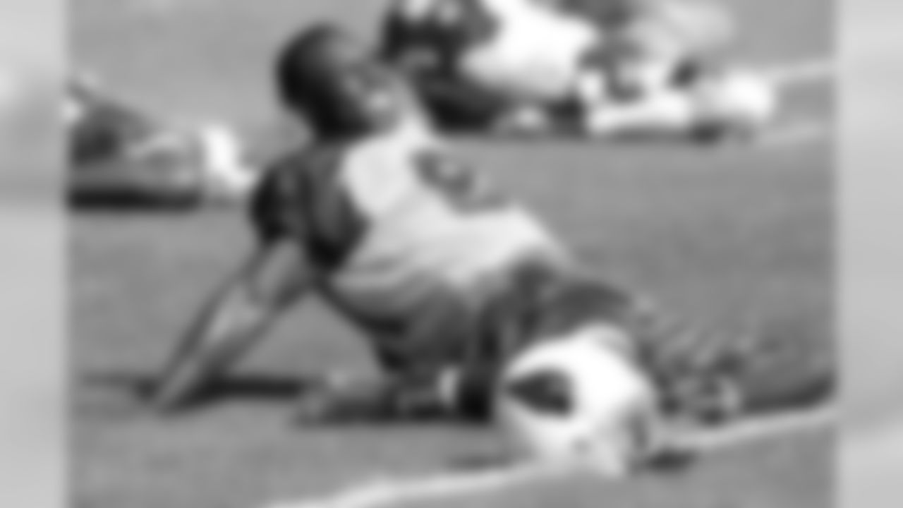 WR Anquan Boldin at training camp in 2008