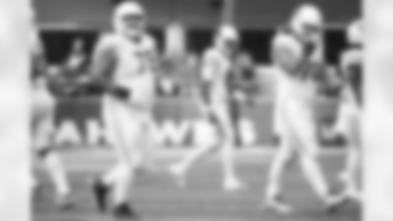 Arizona Cardinals quarterback Joshua Dobbs (9) during the Week 7 regular season game between the Arizona Cardinals and the Seattle Seahawks on Sunday, Oct 22, 2023 in Seattle, WA.