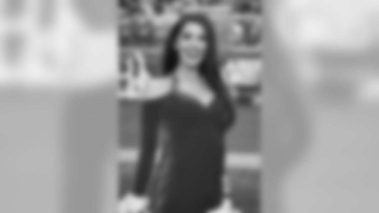 Images of Cardinals cheerleader Nikki S. during the 2018 season
