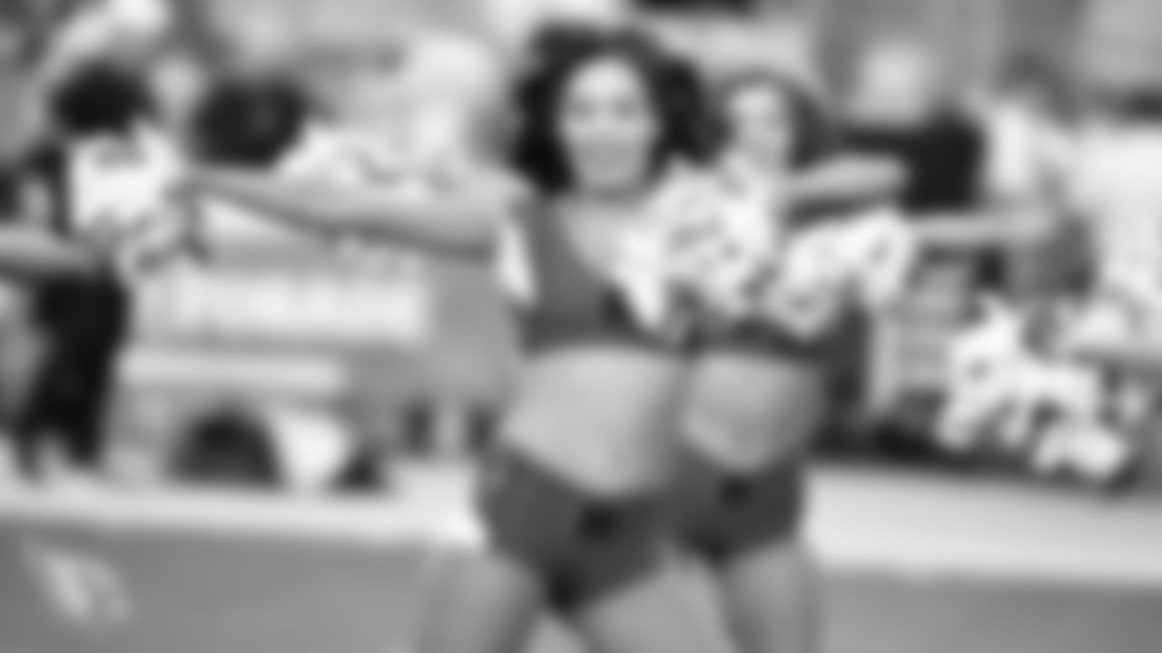 Images of the Cardinals cheerleaders during Thursday's preseason game against the Oakland Raiders