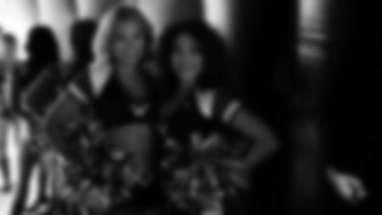 Images of Cardinals cheerleader Alexis during the 2019 season
