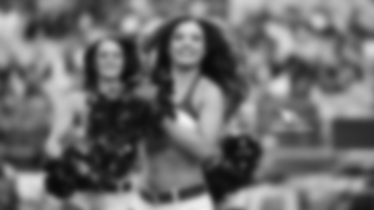Images of Cardinals cheerleader Brittni during the 2018 season