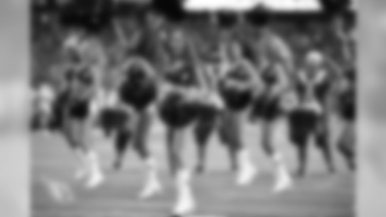 Images of the Cardinals cheerleaders during the regular season opener on Sunday