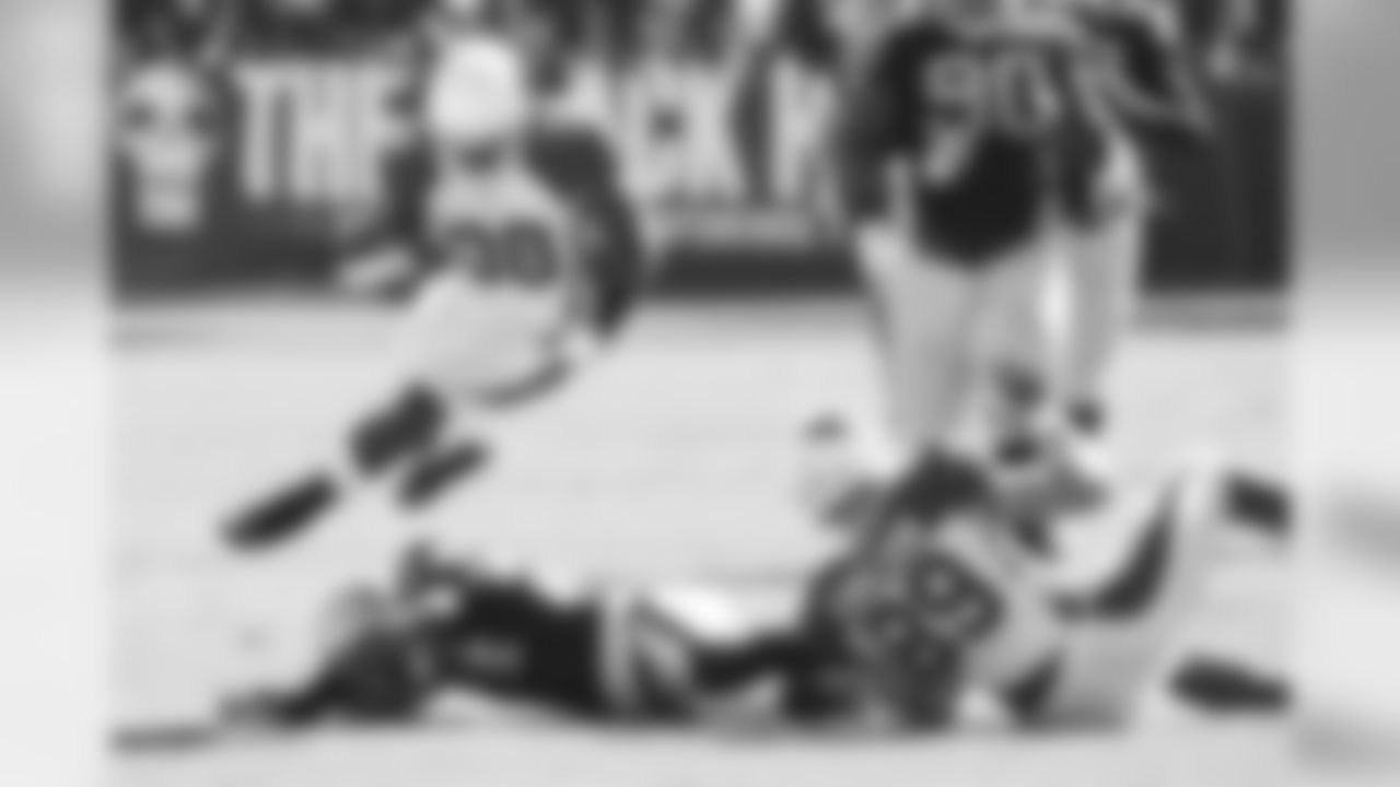 Breaking out against Raiders
