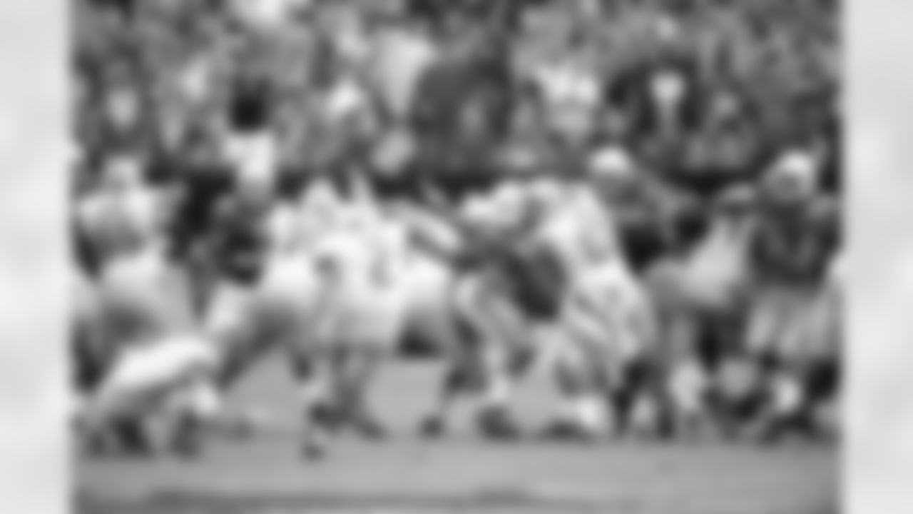 CB Justin Bethel blocks a field goal attempt by Lions K David Akers