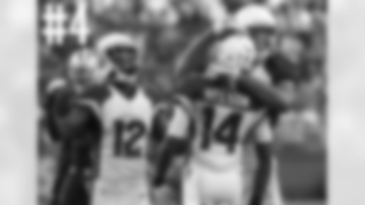 WR J.J. Nelson is congratulated after a catch to set up the game-winning touchdown