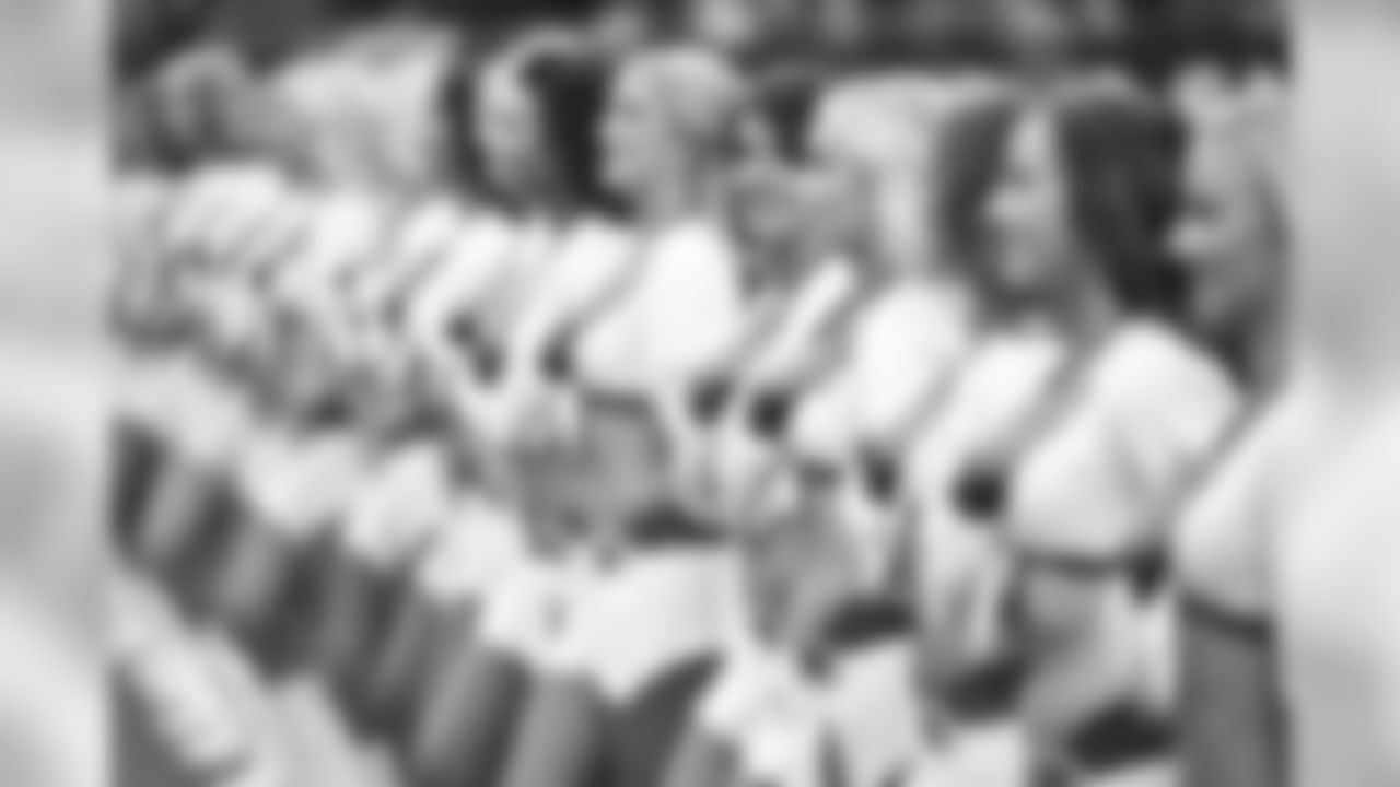 Images of Cardinals cheerleader Monica during the 2019 season