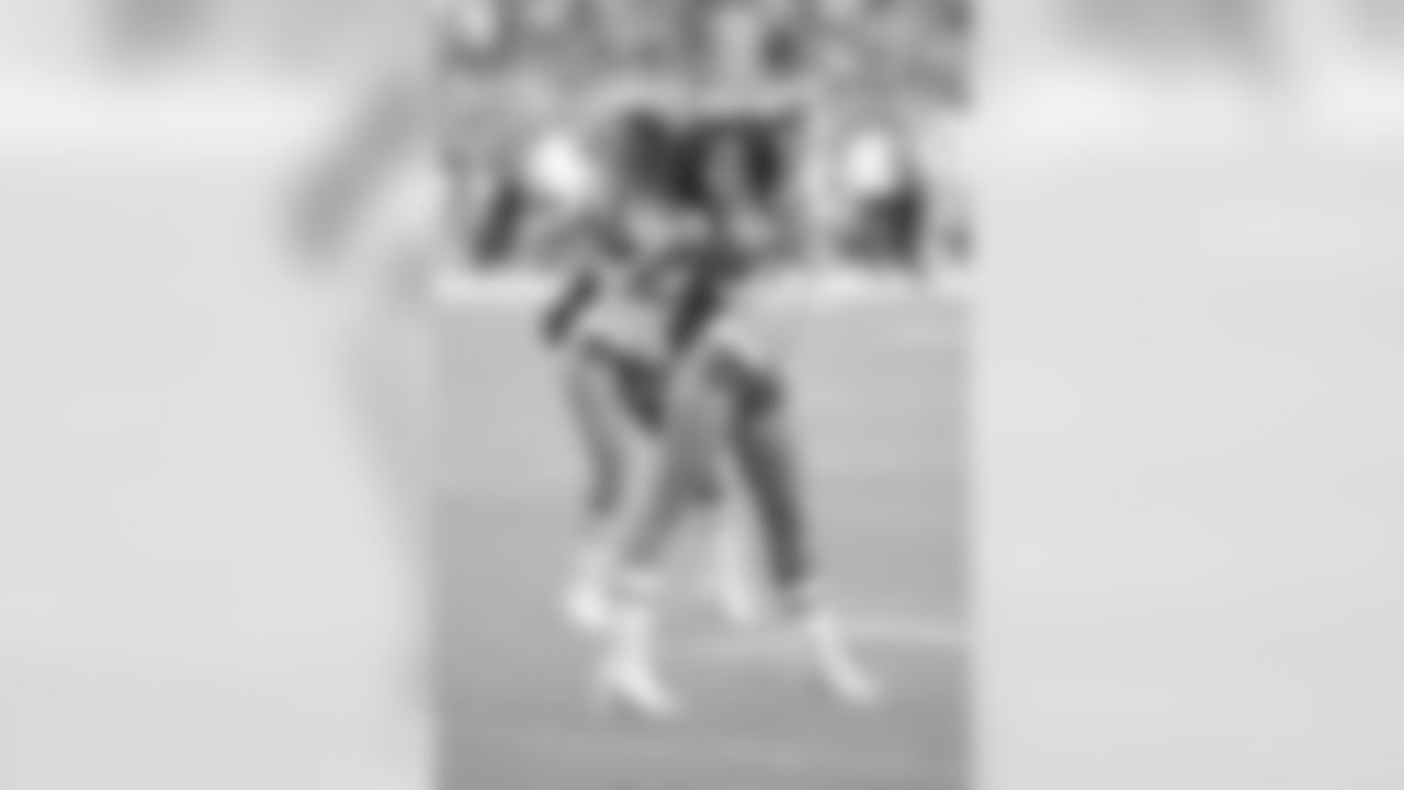 Cheerleaders at the Lions game