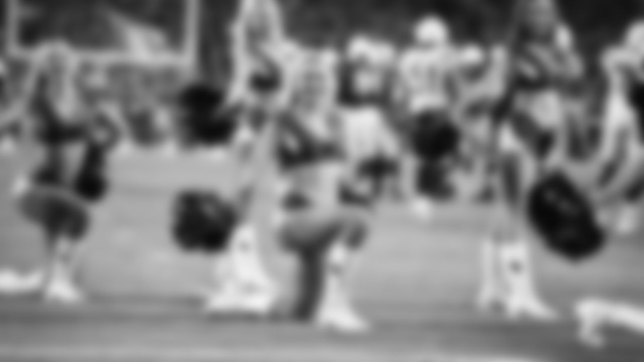 Images of the Cardinals cheerleaders during Thursday's preseason opener