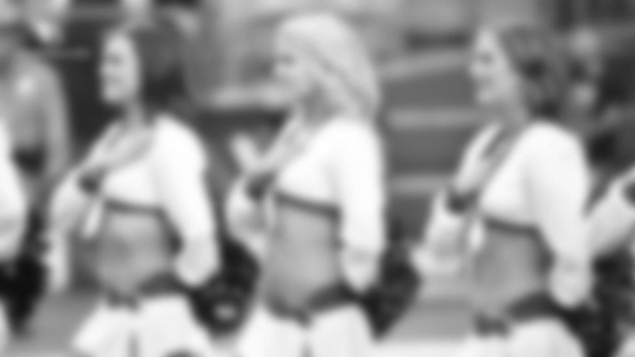 Images of Cardinals cheerleader Darby during the 2018 season