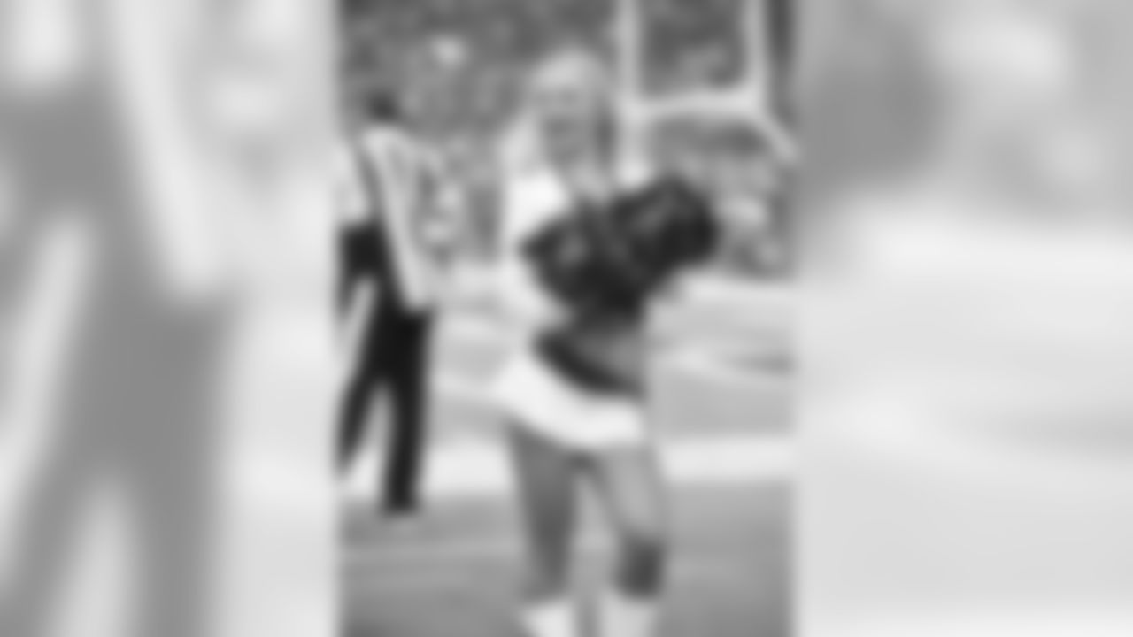 Images of Cardinals cheerleader Brenan during the 2018 season