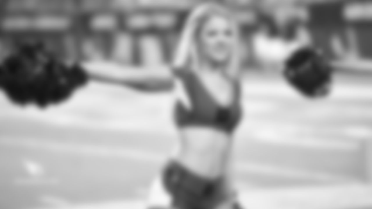 Images of Cardinals cheerleader Darby during the 2018 season