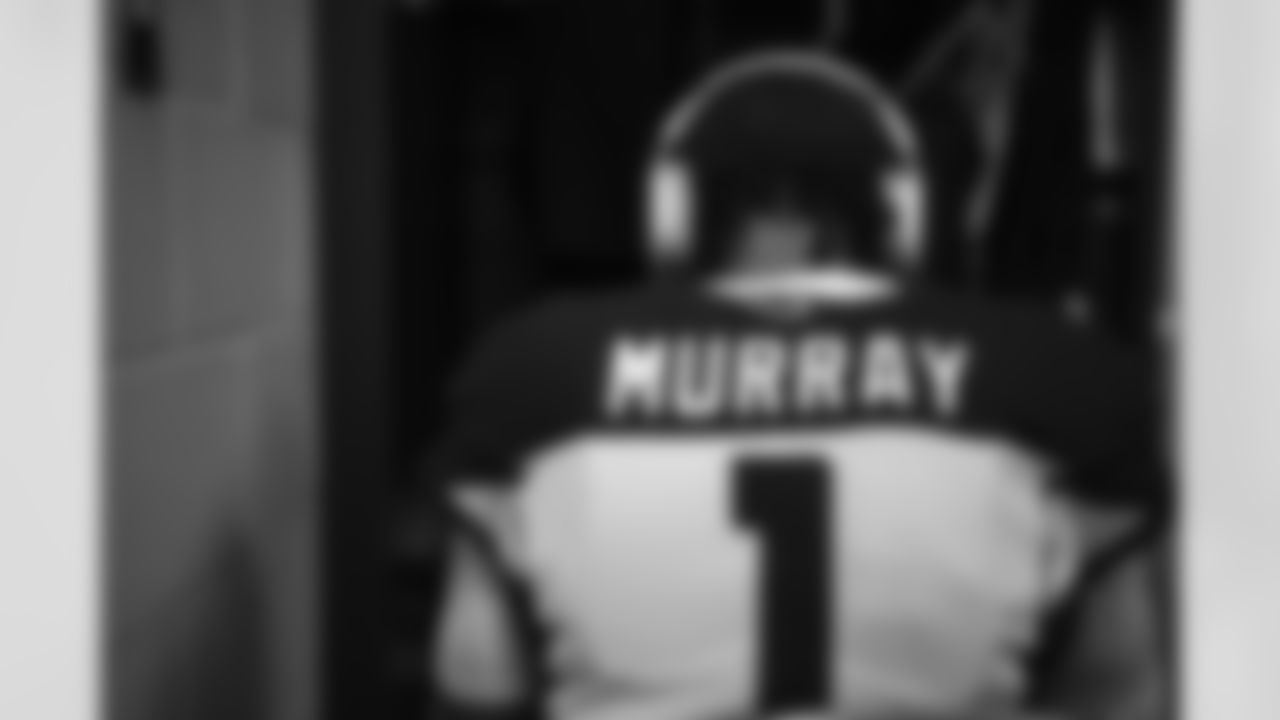 Arizona Cardinals quarterback Kyler Murray (1) during the 2022 regular season game between the Arizona Cardinals and the Seattle Seahawks on Sunday, Oct. 16, 2022 in Seattle, WA.