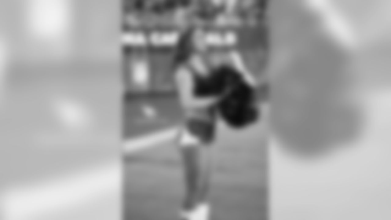 Images of Cardinals cheerleader Karli from the 2018 season