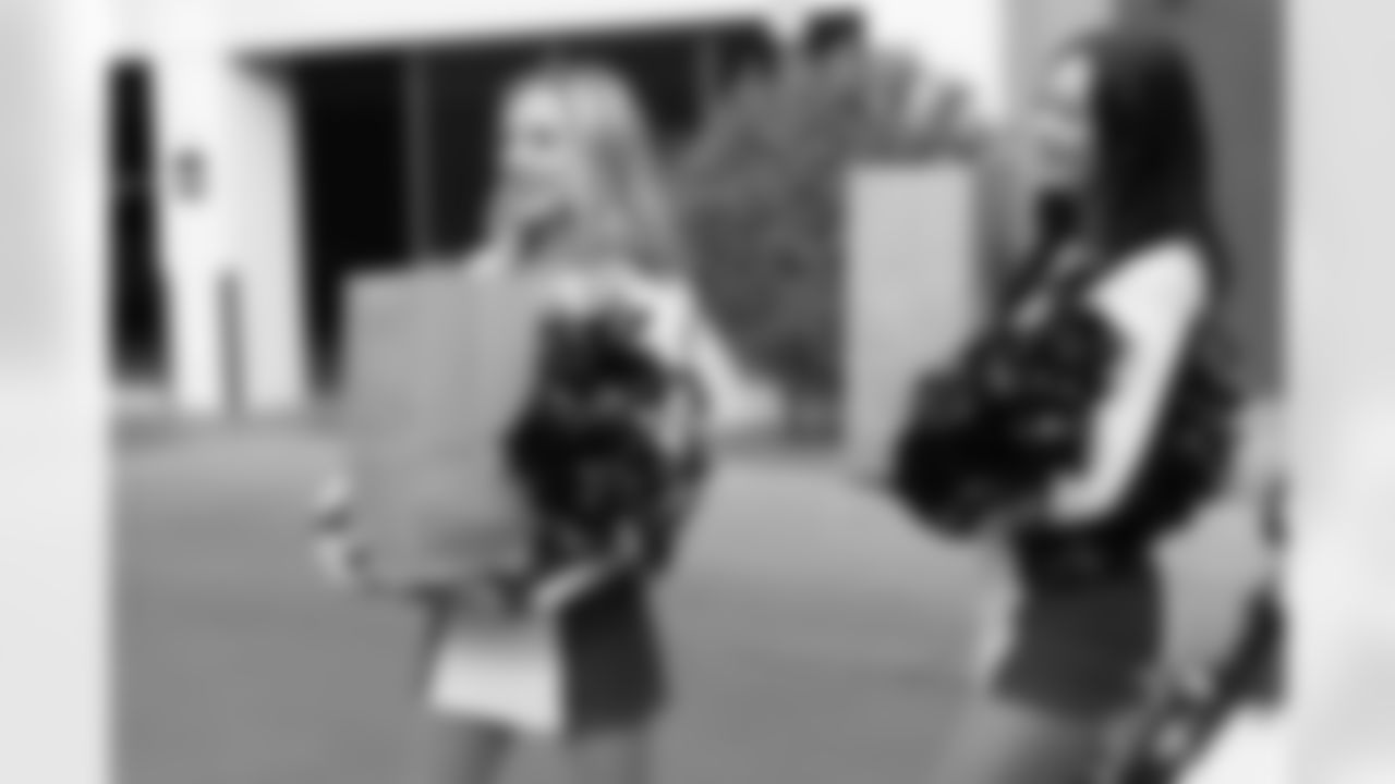 The Arizona Cardinals Cheerleaders deliver food to Elevate Yoga & Wellness as part of Women's History Month on Sunday, March 5, 2023 in Phoenix, AZ.
