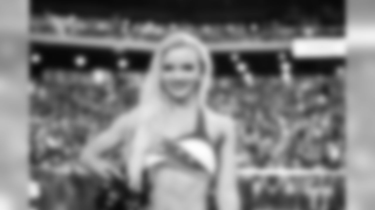 Images of Cardinals cheerleader Brenan during the 2019 season