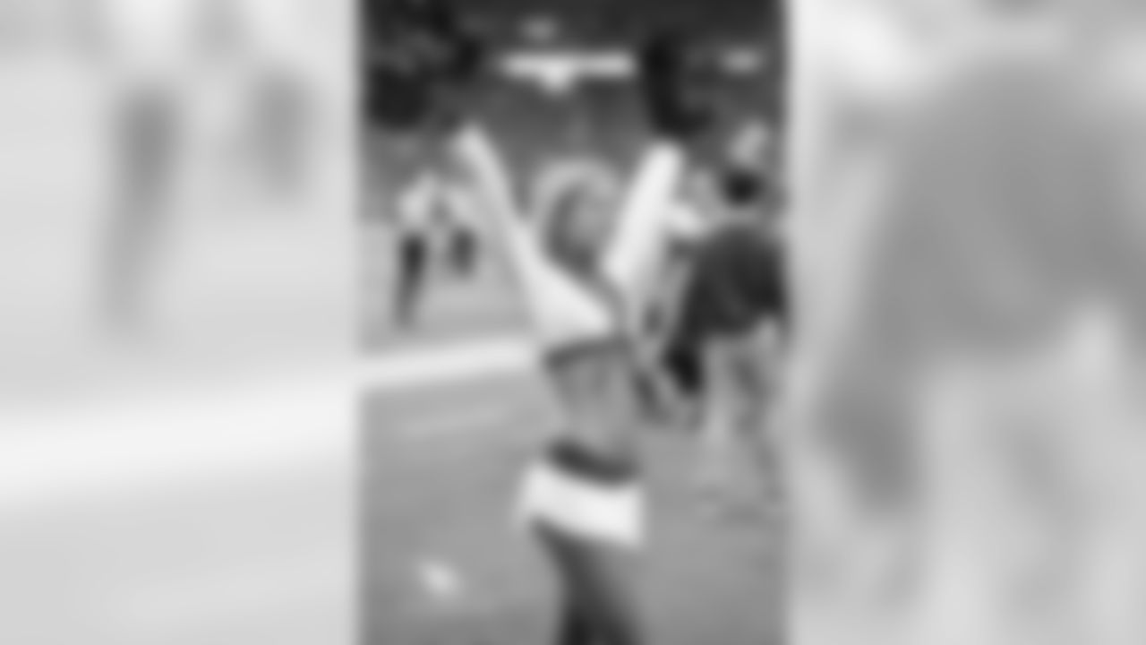 Images of Cardinals cheerleader Darby during the 2018 season