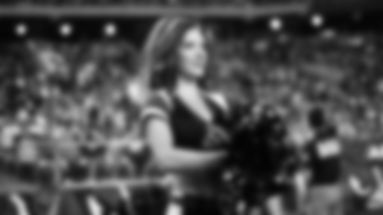 Images of Cardinals cheerleader Brynn during the 2019 season.