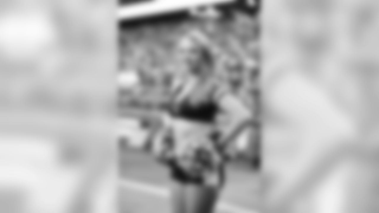 Images of Cardinals cheerleader Danielle from the 2019 season